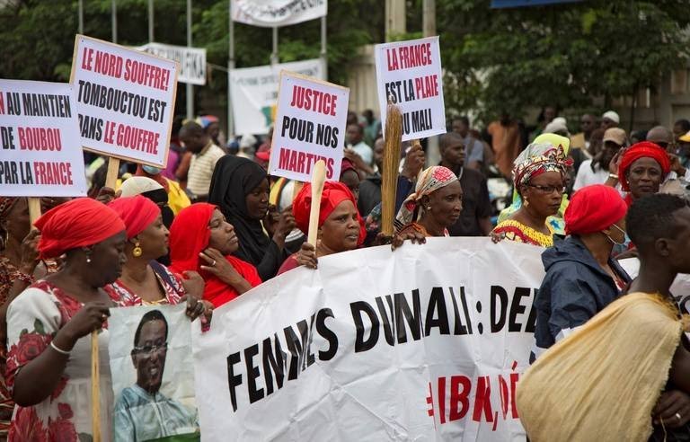 manifestation au Mali