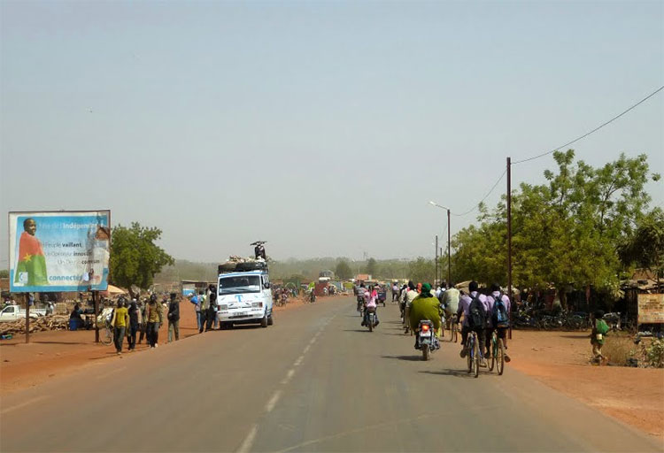 une image de la circulation à Houndé