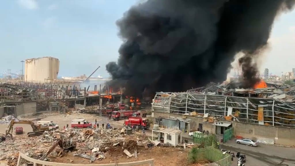 Incendie à Beyrouth