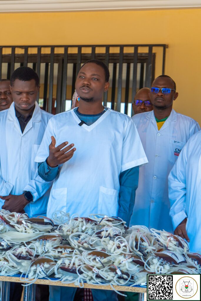 Don de sang à la présidence du Faso 