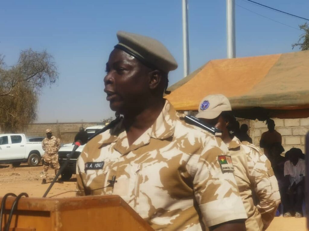 Le Contrôleur général de police, Aguima Yonli a invité les usagers à accompagner la police dans ses activités