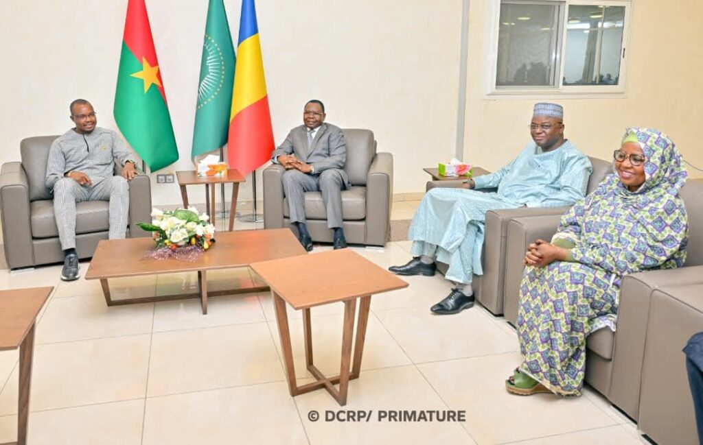 Rimtalba Jean Emmanuel Ouédraogo a été accueilli par son homologue tchadien, Allamaye Halina