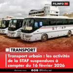 Transport routier : les activités de la STAF suspendues à compter du 16 février 2026
