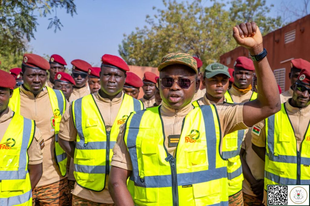 Le lieutenant Thierry Dabiré a décliné les objectifs de cette action du 3e BIA